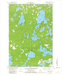 Papoose Lake Wisconsin Historical topographic map, 1:24000 scale, 7.5 X 7.5 Minute, Year 1981