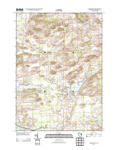 Pardeeville Wisconsin Historical topographic map, 1:24000 scale, 7.5 X 7.5 Minute, Year 2013
