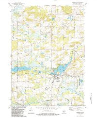 Pardeeville Wisconsin Historical topographic map, 1:24000 scale, 7.5 X 7.5 Minute, Year 1984