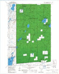 Park Falls SE Wisconsin Historical topographic map, 1:24000 scale, 7.5 X 7.5 Minute, Year 1968