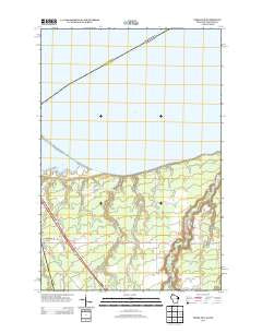 Parkland Wisconsin Historical topographic map, 1:24000 scale, 7.5 X 7.5 Minute, Year 2013