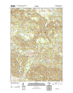 Pearson Wisconsin Historical topographic map, 1:24000 scale, 7.5 X 7.5 Minute, Year 2013