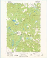 Pearson Wisconsin Historical topographic map, 1:24000 scale, 7.5 X 7.5 Minute, Year 1973