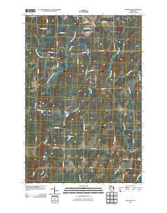 Peeksville Wisconsin Historical topographic map, 1:24000 scale, 7.5 X 7.5 Minute, Year 2010