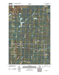 Pennington Wisconsin Historical topographic map, 1:24000 scale, 7.5 X 7.5 Minute, Year 2010