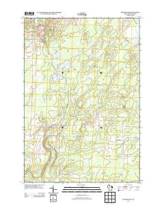 Pennington Wisconsin Historical topographic map, 1:24000 scale, 7.5 X 7.5 Minute, Year 2013