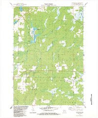 Pennington Wisconsin Historical topographic map, 1:24000 scale, 7.5 X 7.5 Minute, Year 1984