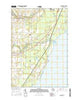 Pensaukee Wisconsin Current topographic map, 1:24000 scale, 7.5 X 7.5 Minute, Year 2015