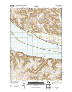 Pepin Wisconsin Historical topographic map, 1:24000 scale, 7.5 X 7.5 Minute, Year 2013