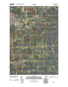 Peplin Wisconsin Historical topographic map, 1:24000 scale, 7.5 X 7.5 Minute, Year 2010