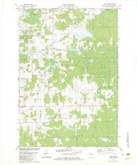 Peplin Wisconsin Historical topographic map, 1:24000 scale, 7.5 X 7.5 Minute, Year 1982