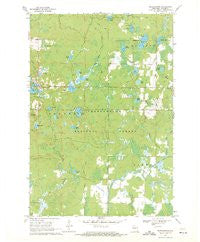 Perkinstown Wisconsin Historical topographic map, 1:24000 scale, 7.5 X 7.5 Minute, Year 1969