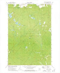 Perote Lake Wisconsin Historical topographic map, 1:24000 scale, 7.5 X 7.5 Minute, Year 1973