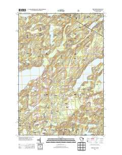 Phelps Wisconsin Historical topographic map, 1:24000 scale, 7.5 X 7.5 Minute, Year 2013