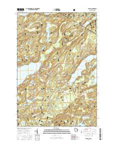 Phelps Wisconsin Current topographic map, 1:24000 scale, 7.5 X 7.5 Minute, Year 2015
