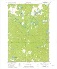 Pickerel Wisconsin Historical topographic map, 1:24000 scale, 7.5 X 7.5 Minute, Year 1973