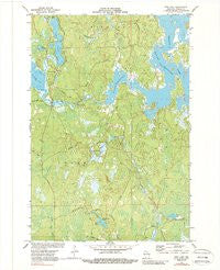 Pier Lake Wisconsin Historical topographic map, 1:24000 scale, 7.5 X 7.5 Minute, Year 1971