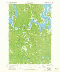 Pier Lake Wisconsin Historical topographic map, 1:24000 scale, 7.5 X 7.5 Minute, Year 1971