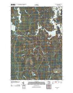 Pier Lake Wisconsin Historical topographic map, 1:24000 scale, 7.5 X 7.5 Minute, Year 2010