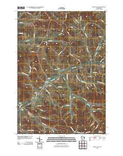 Pigeon Falls Wisconsin Historical topographic map, 1:24000 scale, 7.5 X 7.5 Minute, Year 2010