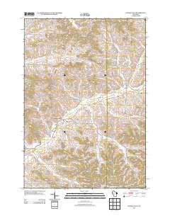 Pigeon Falls Wisconsin Historical topographic map, 1:24000 scale, 7.5 X 7.5 Minute, Year 2013