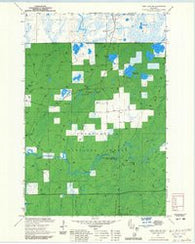 Pike Lake NW Wisconsin Historical topographic map, 1:24000 scale, 7.5 X 7.5 Minute, Year 1971