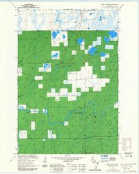 Pike Lake NW Wisconsin Historical topographic map, 1:24000 scale, 7.5 X 7.5 Minute, Year 1971