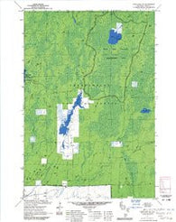 Pike Lake SW Wisconsin Historical topographic map, 1:24000 scale, 7.5 X 7.5 Minute, Year 1971