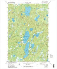 Pike Lake Wisconsin Historical topographic map, 1:24000 scale, 7.5 X 7.5 Minute, Year 1971