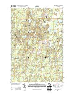 Pike Lake NW Wisconsin Historical topographic map, 1:24000 scale, 7.5 X 7.5 Minute, Year 2013