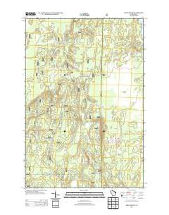 Pike Lake SE Wisconsin Historical topographic map, 1:24000 scale, 7.5 X 7.5 Minute, Year 2013