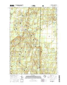 Pike Lake SE Wisconsin Current topographic map, 1:24000 scale, 7.5 X 7.5 Minute, Year 2015