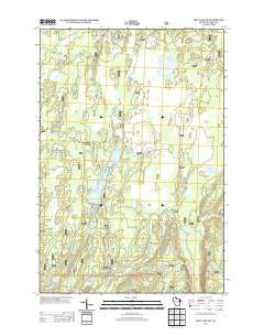 Pike Lake SW Wisconsin Historical topographic map, 1:24000 scale, 7.5 X 7.5 Minute, Year 2013