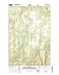 Pike Lake SW Wisconsin Current topographic map, 1:24000 scale, 7.5 X 7.5 Minute, Year 2015