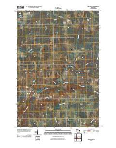 Pine Dells Wisconsin Historical topographic map, 1:24000 scale, 7.5 X 7.5 Minute, Year 2010
