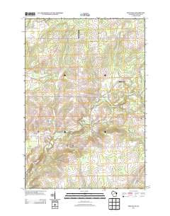 Pine Dells Wisconsin Historical topographic map, 1:24000 scale, 7.5 X 7.5 Minute, Year 2013