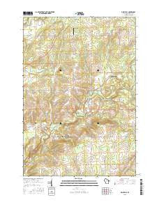 Pine Dells Wisconsin Current topographic map, 1:24000 scale, 7.5 X 7.5 Minute, Year 2015