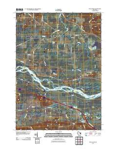 Pine Island Wisconsin Historical topographic map, 1:24000 scale, 7.5 X 7.5 Minute, Year 2011