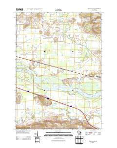 Pine Island Wisconsin Historical topographic map, 1:24000 scale, 7.5 X 7.5 Minute, Year 2013