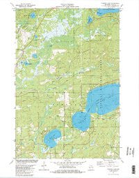 Pioneer Lake Wisconsin Historical topographic map, 1:24000 scale, 7.5 X 7.5 Minute, Year 1981