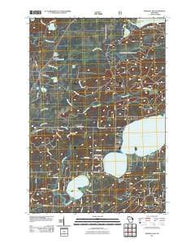 Pioneer Lake Wisconsin Historical topographic map, 1:24000 scale, 7.5 X 7.5 Minute, Year 2011