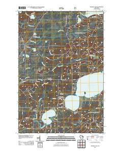 Pioneer Lake Wisconsin Historical topographic map, 1:24000 scale, 7.5 X 7.5 Minute, Year 2011