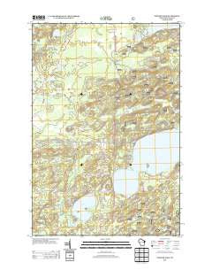 Pioneer Lake Wisconsin Historical topographic map, 1:24000 scale, 7.5 X 7.5 Minute, Year 2013