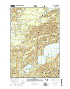 Pioneer Lake Wisconsin Current topographic map, 1:24000 scale, 7.5 X 7.5 Minute, Year 2015