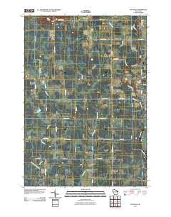 Pittsville Wisconsin Historical topographic map, 1:24000 scale, 7.5 X 7.5 Minute, Year 2010