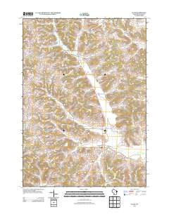 Plain Wisconsin Historical topographic map, 1:24000 scale, 7.5 X 7.5 Minute, Year 2013