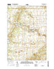 Plainfield Wisconsin Current topographic map, 1:24000 scale, 7.5 X 7.5 Minute, Year 2015