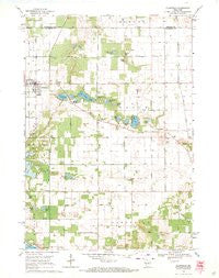 Plainfield Wisconsin Historical topographic map, 1:24000 scale, 7.5 X 7.5 Minute, Year 1968