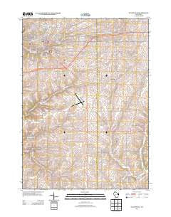 Platteville Wisconsin Historical topographic map, 1:24000 scale, 7.5 X 7.5 Minute, Year 2013