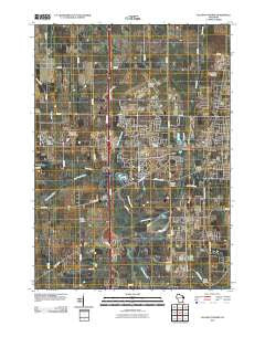 Pleasant Prairie Wisconsin Historical topographic map, 1:24000 scale, 7.5 X 7.5 Minute, Year 2010